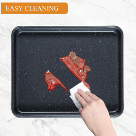 Walooza easy-clean interior and exterior surfaces simplify after-bake cleanup.