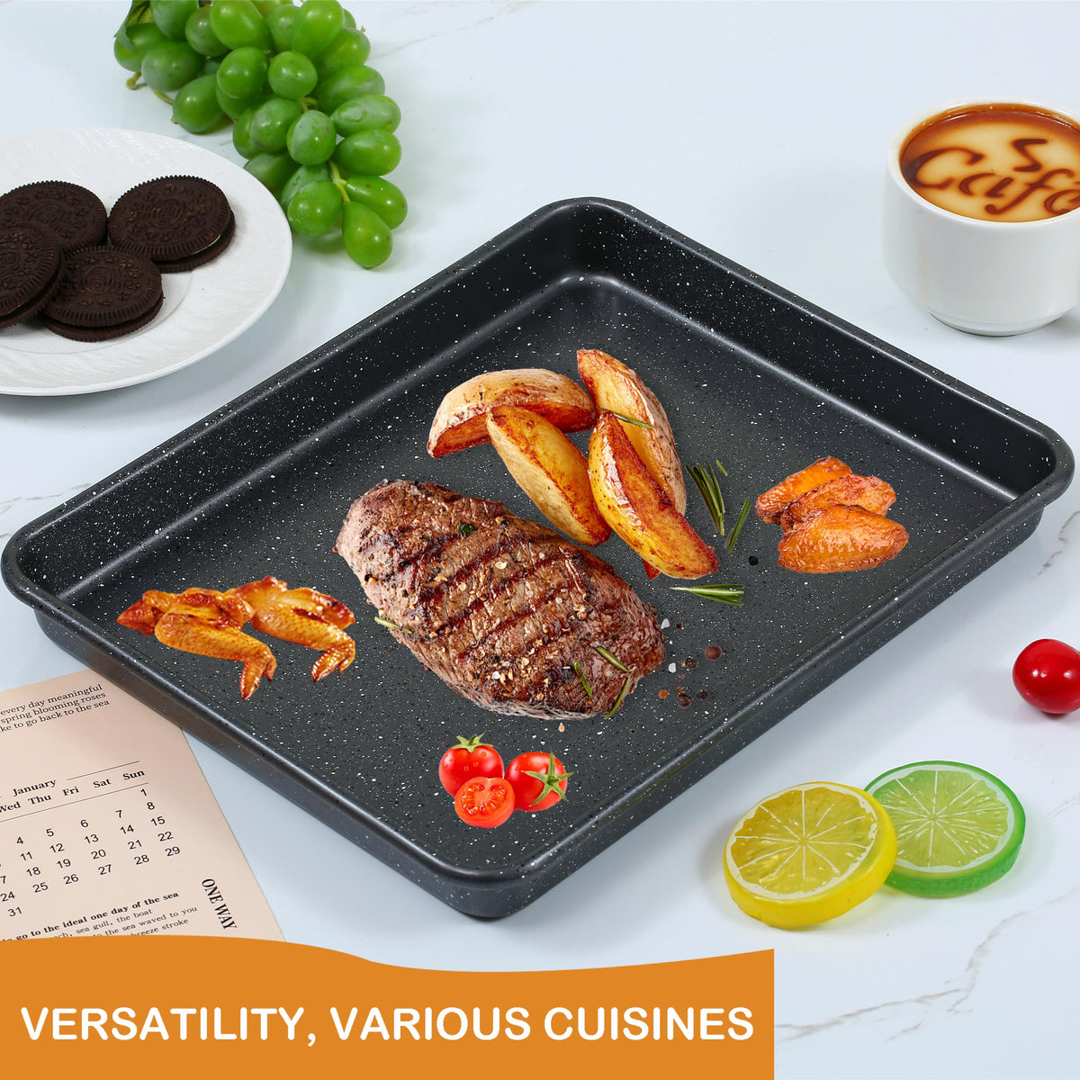 Walooza stackable baking sheets save space in small kitchens and pro setups.