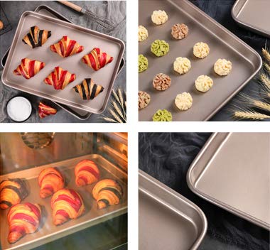 Walooza two-piece baking sheet set packs neatly for replacement and upgrade