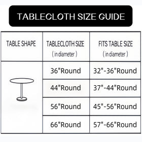 Walrus elastic edge design keeps the tablecloth in place during meals.
