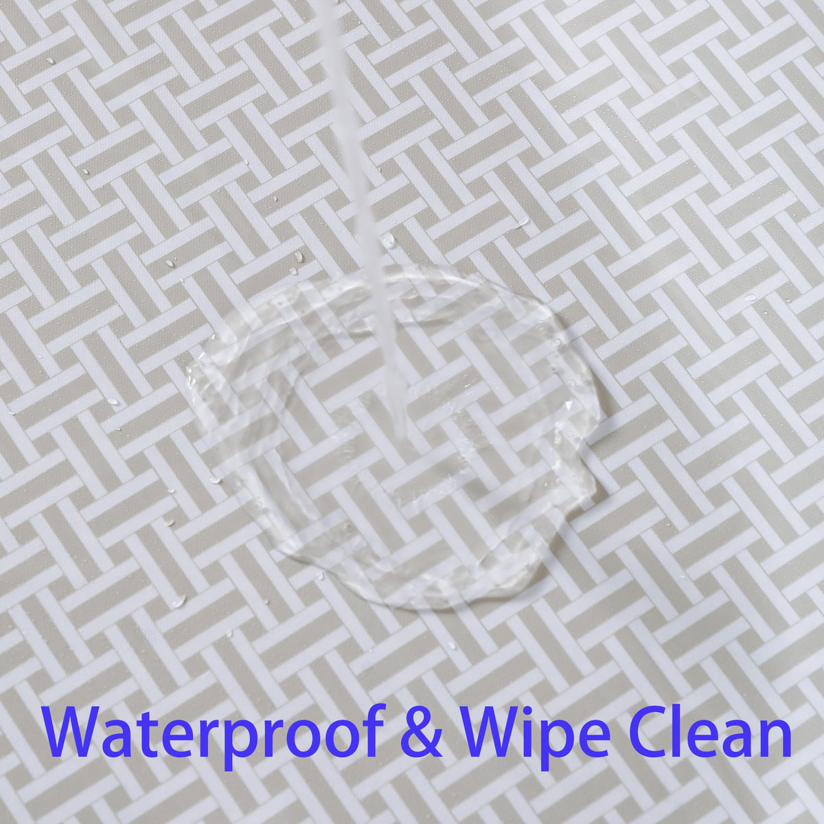 Oil-proof, stain-resistant coating makes quick cleanup possible