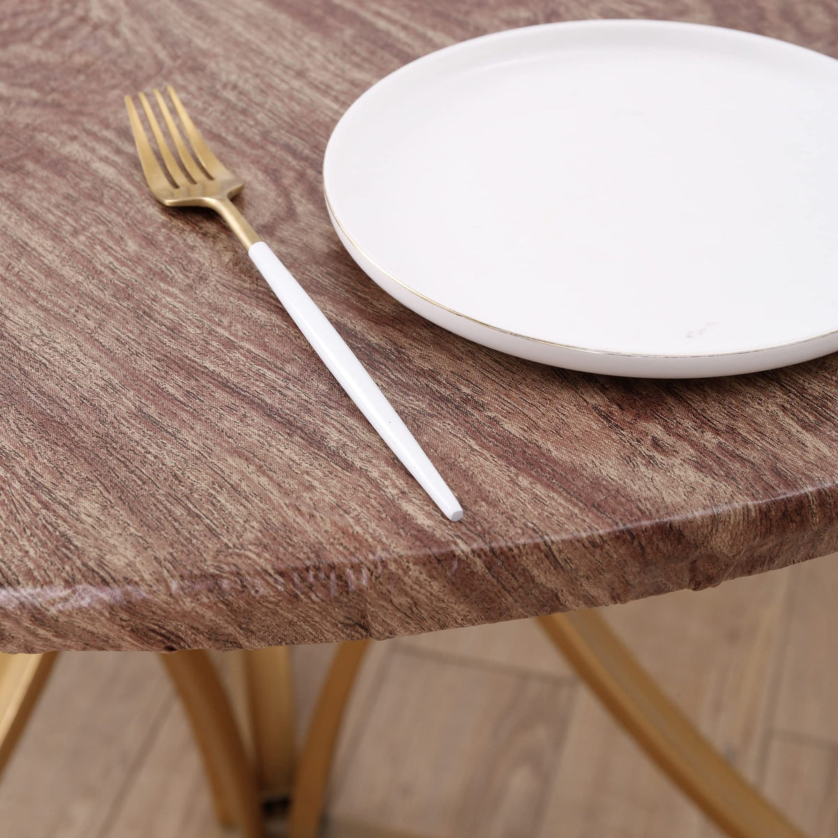 Stain-resistant surface helps maintain a polished look through everyday dining.