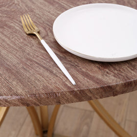 Stain-resistant surface helps maintain a polished look through everyday dining.
