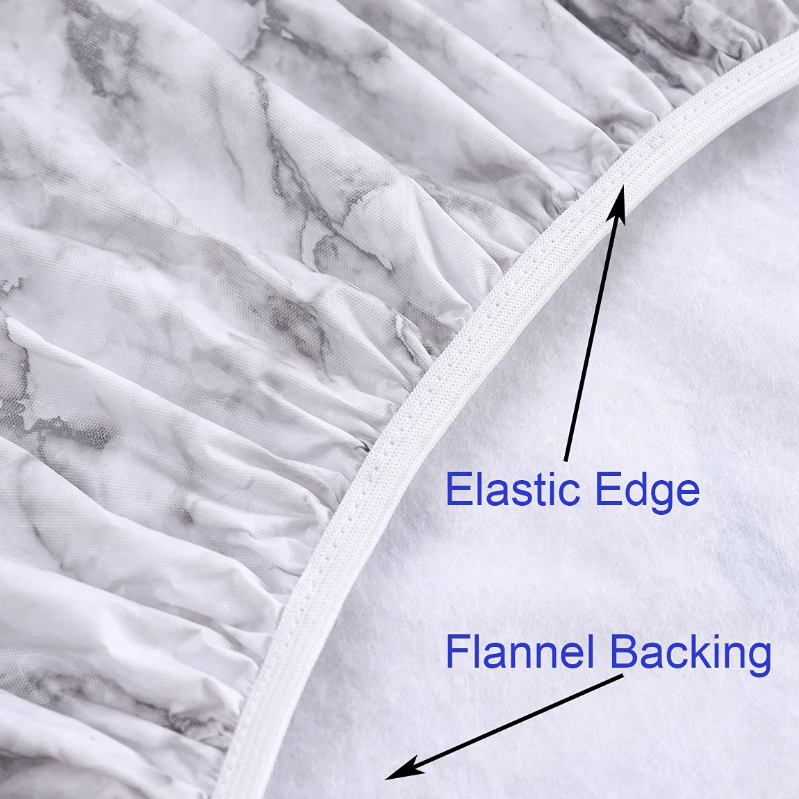 Walrus vinyl tablecloth offers simple wipe-clean maintenance
