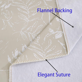 Walrus stain-resistant table cover keeps dining areas tidy indoors and outdoors.