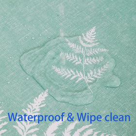 Walrus stain-resistant tablecloth keeps dining surfaces clean and presentable.