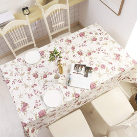 Walrus floral tablecloth design blends elegance and practicality for everyday dining