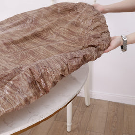 Walrus vinyl tablecloth is waterproof and easy to wipe clean after meals.