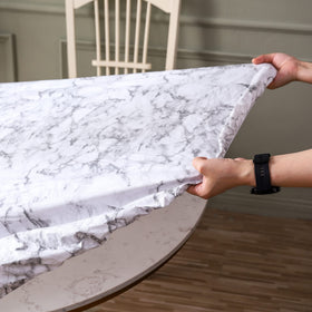 Walrus waterproof and oil-proof PVC surface protects the table