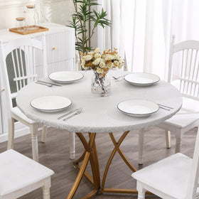Waterproof PVC surface helps protect against spills during meals