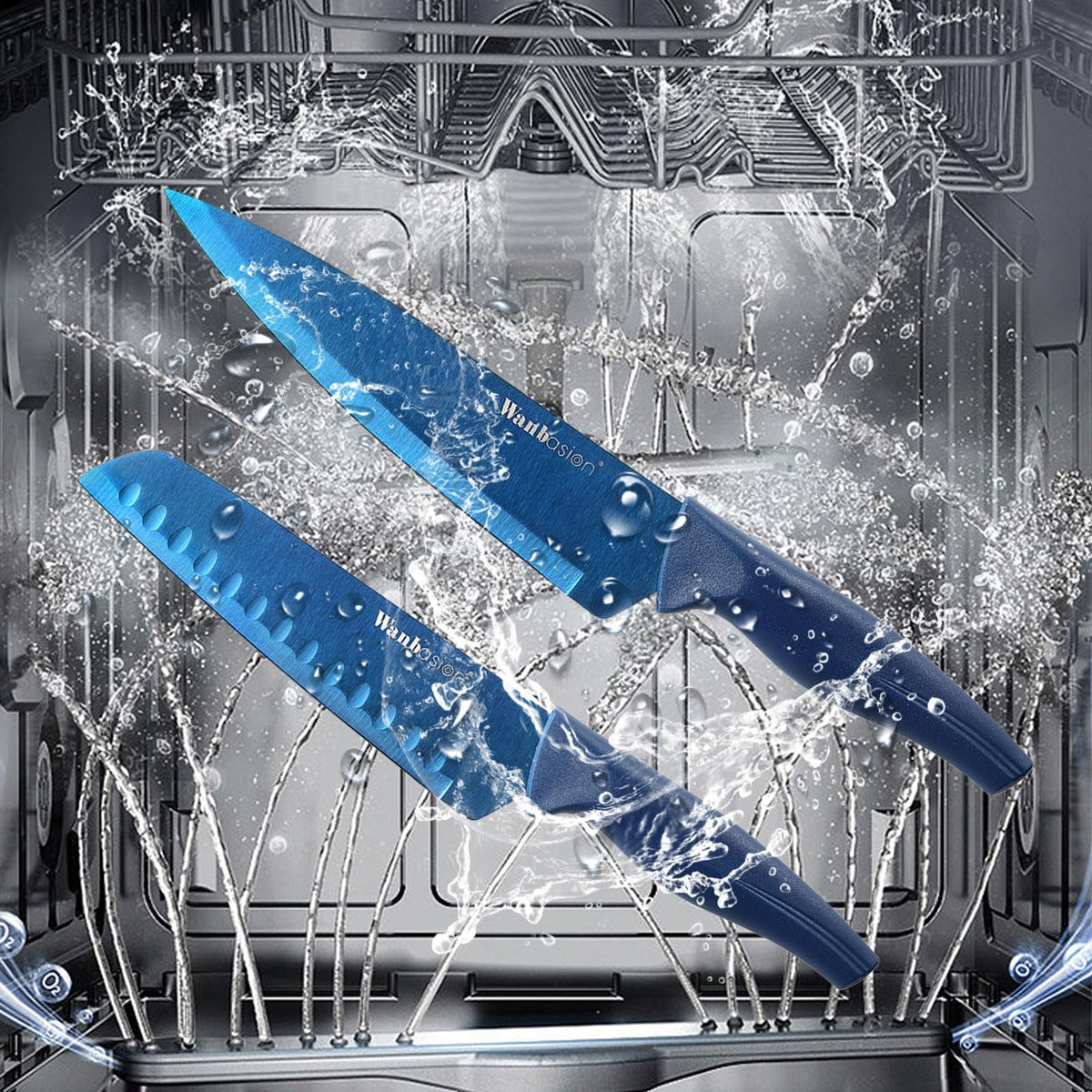 Wanbasion precision-edge technology enhances sharpness for precise slicing.