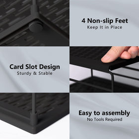 WANCHIY organizer with four non-slip feet for stable placement.