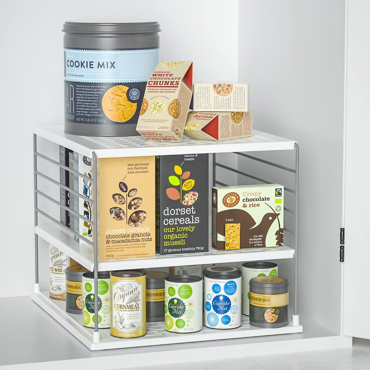 WANCHIY six-height adjustable shelves adapt to different container sizes