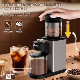 Wancle hopper-120g capacity showcases bulk grinding for gatherings