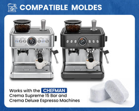 Wangenbro Crema Supreme compatibility filter showing precise fit for reliable espresso prep.