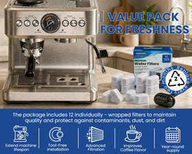 Wangenbro 12-pack packaging emphasizing freshness and long-term supply.
