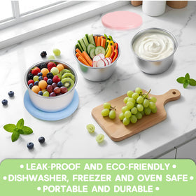 WANHMIF dishwasher-safe snack containers for easy cleanup after meals.