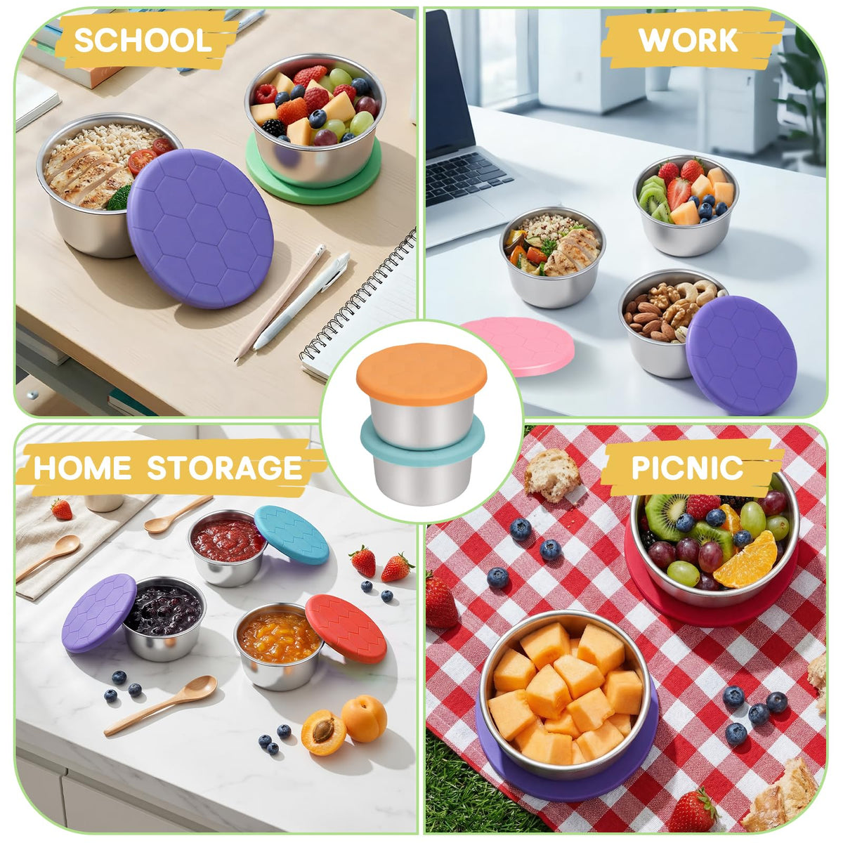 WANHMIF eco-friendly reusable design reduces plastic waste at school or home.