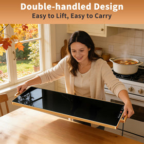 Wanish warming tray 32 by 12 inch dimensions fit most serving layouts