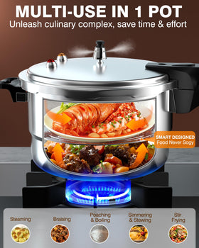 WantJoin pressure cooker burn-free handle provides safe, comfortable grip