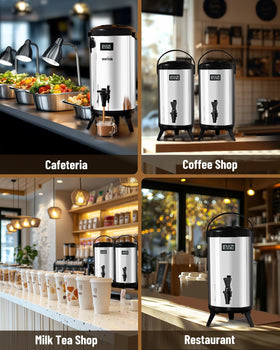 Catering-ready WantJoin dispenser suitable for coffee, tea, juice and more