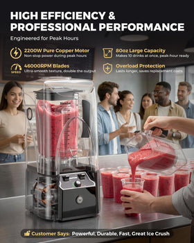 WantJoin modern black design suits busy commercial kitchens