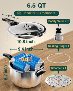 WantJoin pressure cooker on induction stove compatible and efficient