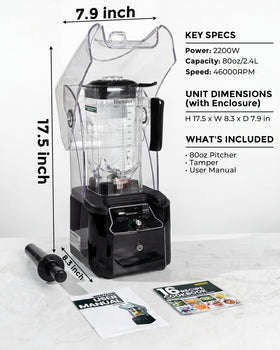 WantJoin tamper accessory supports blending dense mixtures