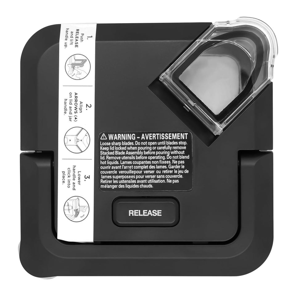 WARDFYT locking lid for Ninja 72 oz pitcher secures blends and prevents spills