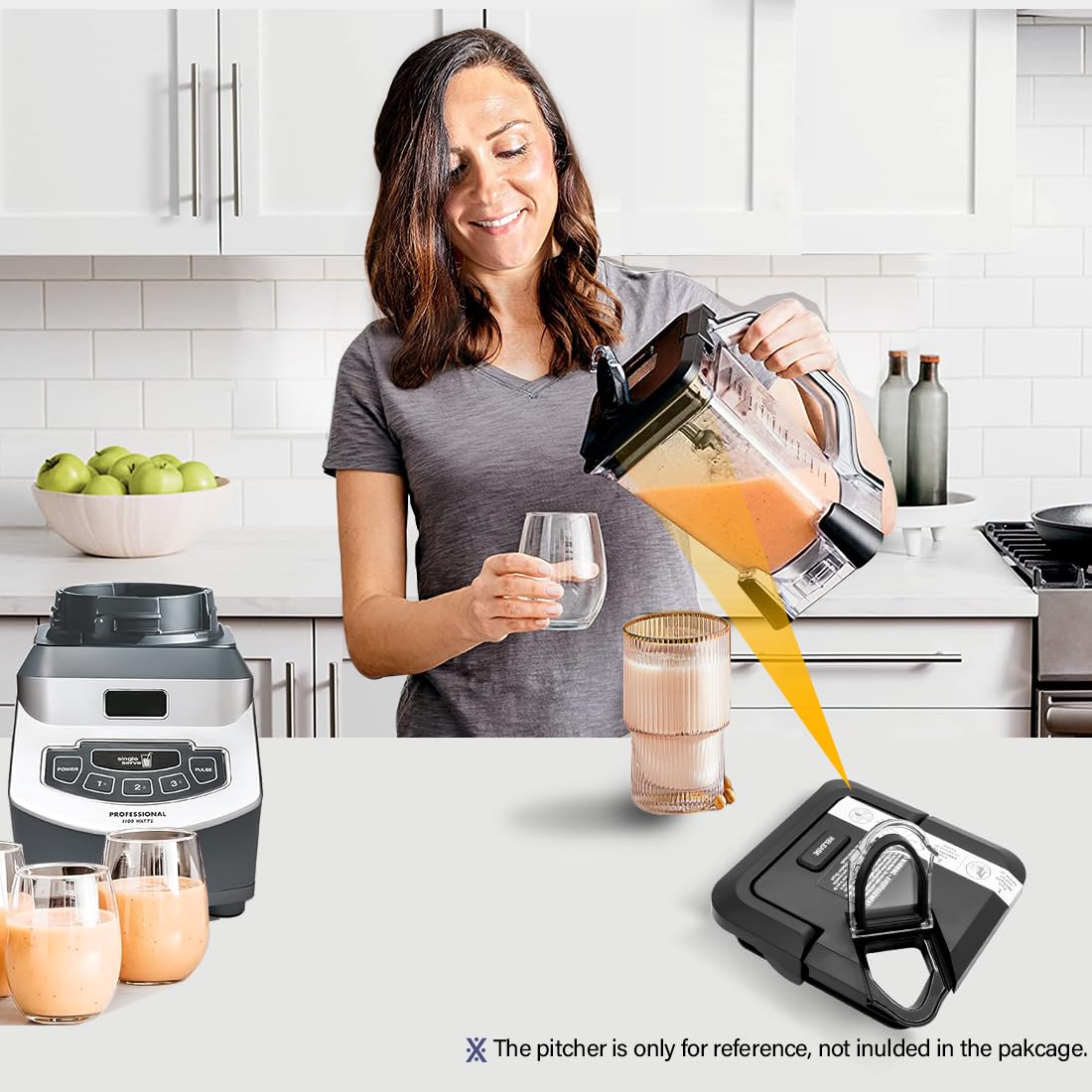 WARDFYT square top lid replacement helps restore blender performance