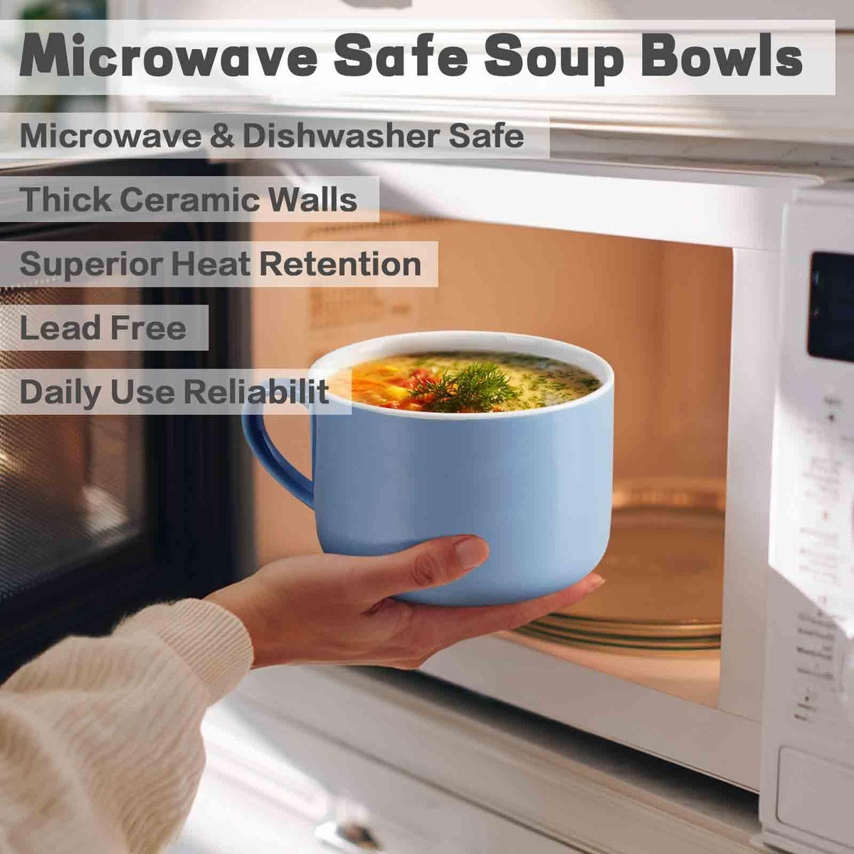 Wareland two-pack bowls ideal for meals and leftovers.
