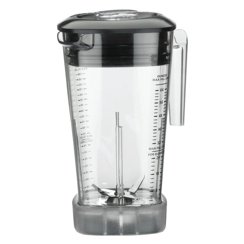 Waring Raptor 64-ounce copolyester container for smooth blends.