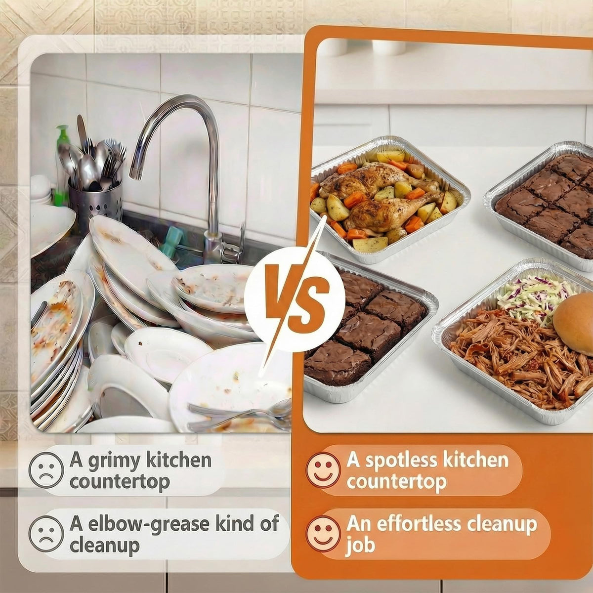 WarmGBOXCO durable aluminum foil pan for sturdy bakeware and transport