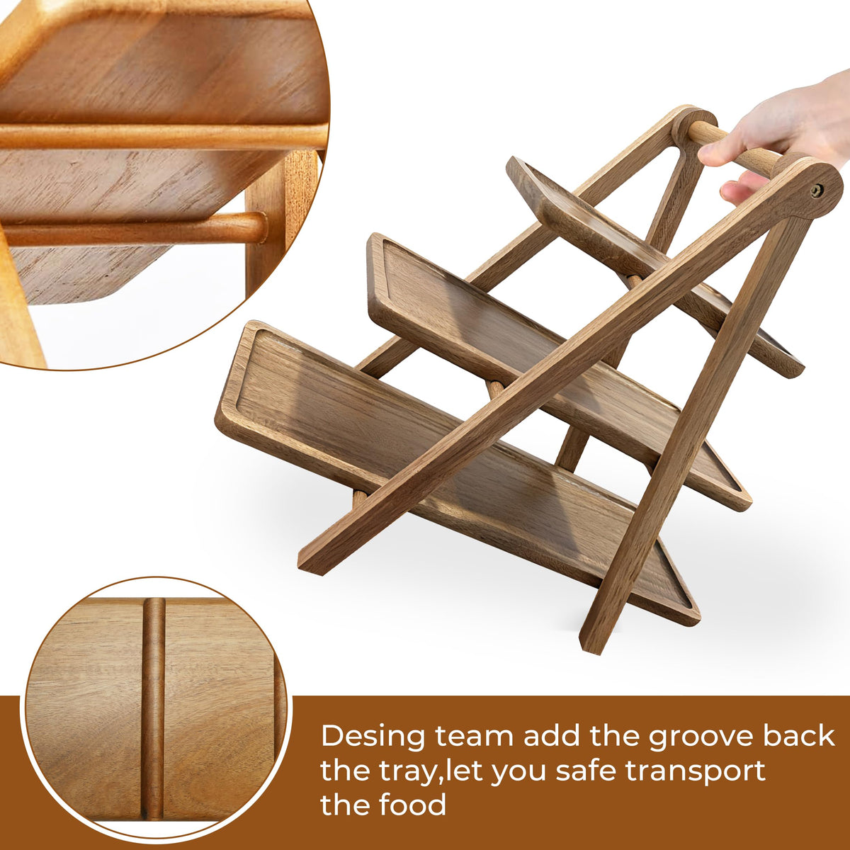 WARMKEY gift-ready rustic tray set ideal for weddings and housewarmings.