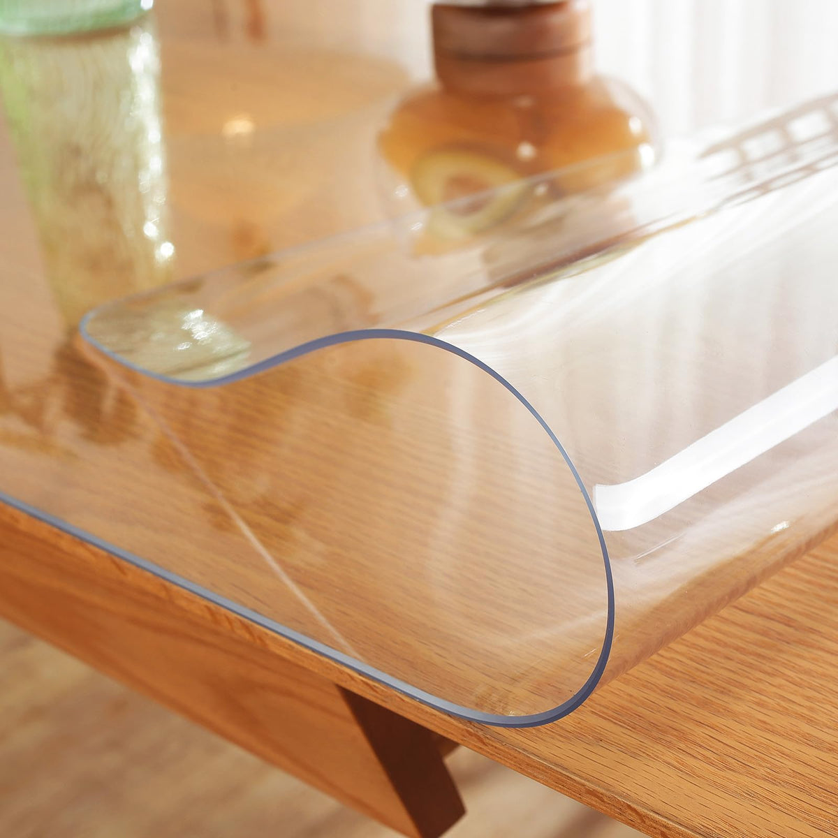 Warmstar easy-clean table protector wipes clean easily after spills and dust.