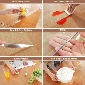 Warmstar food-contact safe table protector keeps tables ready for meals and gatherings.