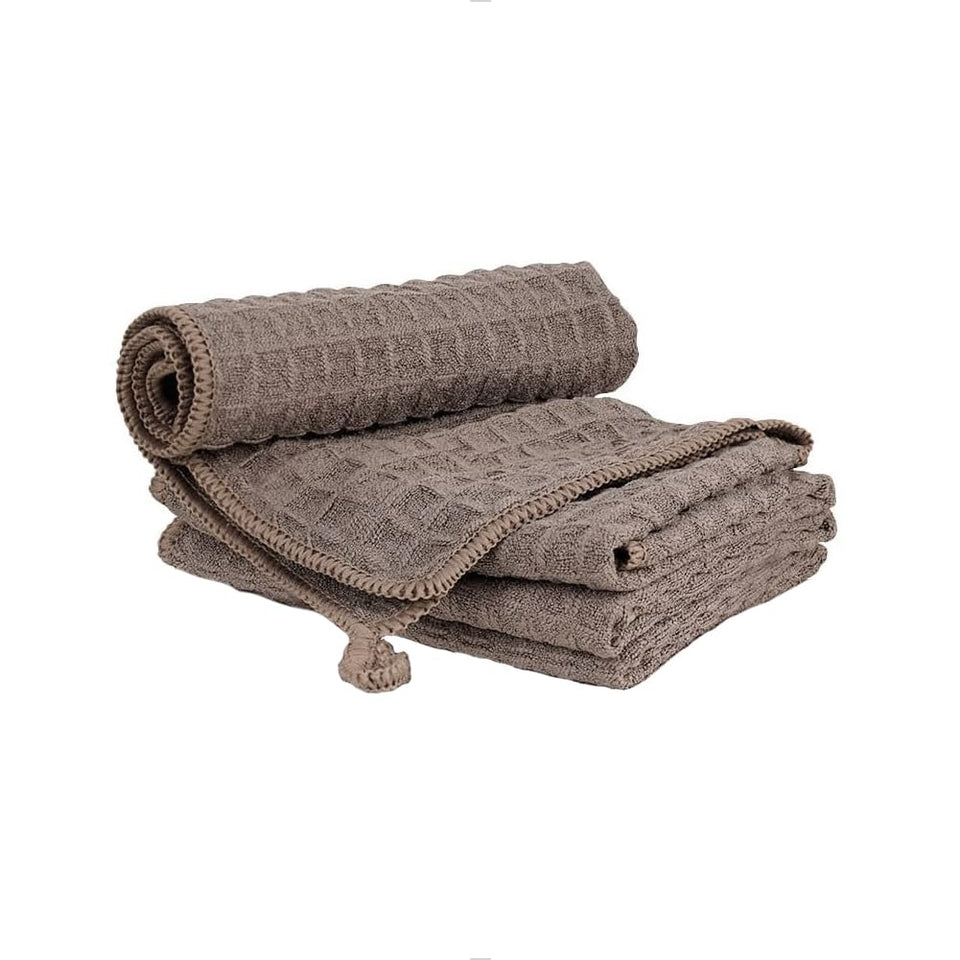 watchget Barista Micro Cloth close-up waffle weave for superior absorbency