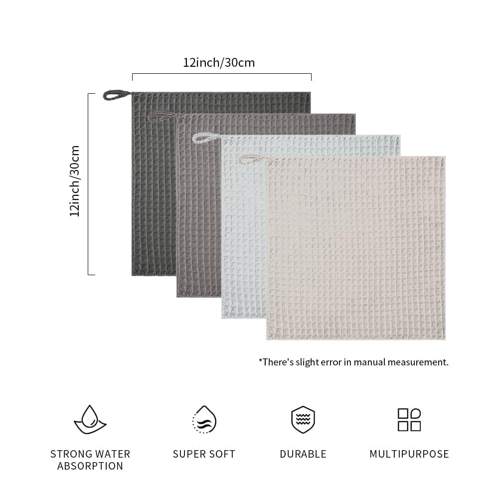 Watchget Barista microfiber cloth hanging on a hook beside the machine for quick access.