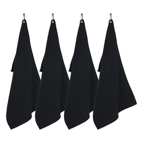 watchget Barista Towel 4-pack ready for espresso setup, absorbent and durable.