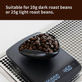 watchget ceramic dosing cup side view showing compact design