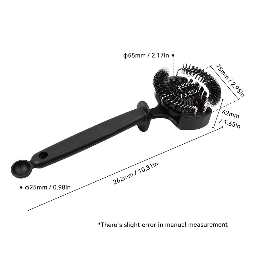 Watchget 360-degree brush enables thorough grouphead cleaning