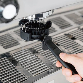 Watchget brush with scoop side for easy cleaning powder access