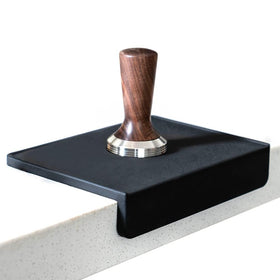 Watchget Espresso Tamping Mat provides edge protection for counter surfaces and stable tamping.