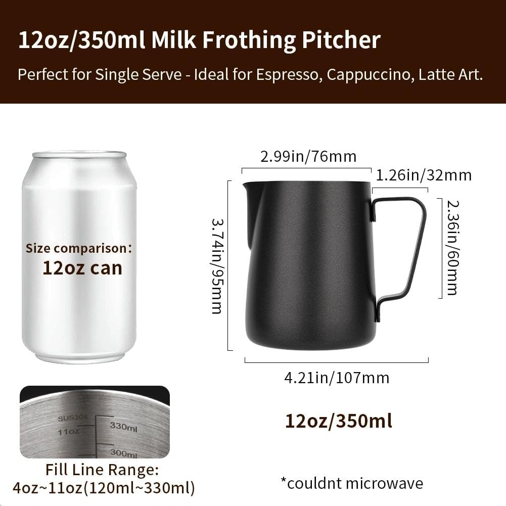 Watchget 350ml pitcher ergonomic handle aids comfortable pouring control