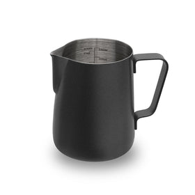 Watchget milk frothing pitcher 350ml with dripless spout for precise pours