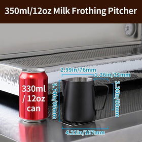 Watchget 600ml pitcher with dripless spout for clean pour