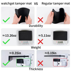 Watchget Tamping Mat is ideal for cafe and home espresso setups.