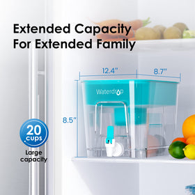 Waterdrop BPA-free, food-grade materials maintain safe water contact.