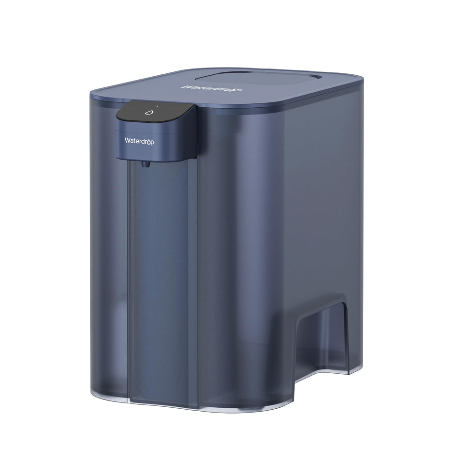 Waterdrop ED04B-L mega dispenser in a kitchen ready for family hydration.