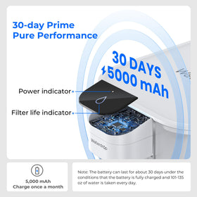 Waterdrop ED04W-L Mega Electric Dispenser usage scene highlighting easy access to filtered water